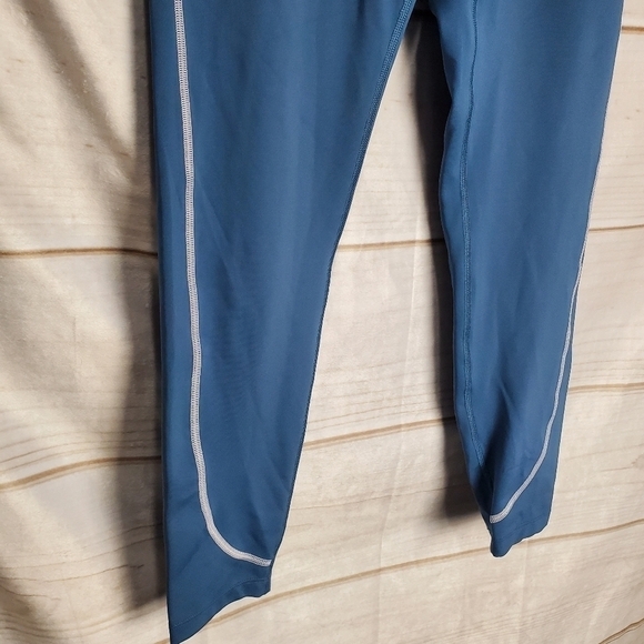 Peloton Blue Pants Womens Large Move Mission Stretch Workout Athletic Biking - Picture 3 of 10